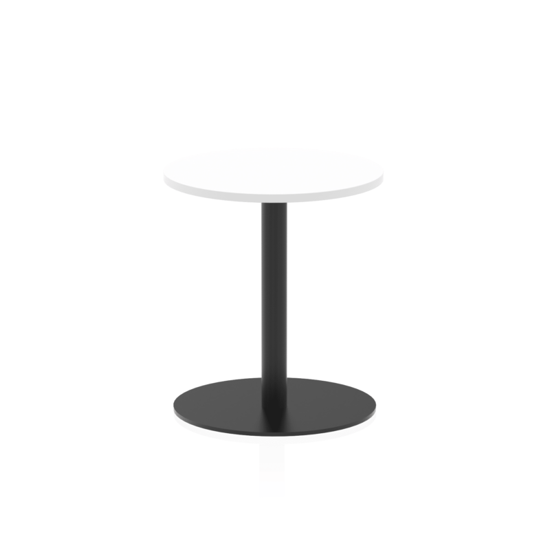 Italia Round Poseur Table Black Leg - Image 3