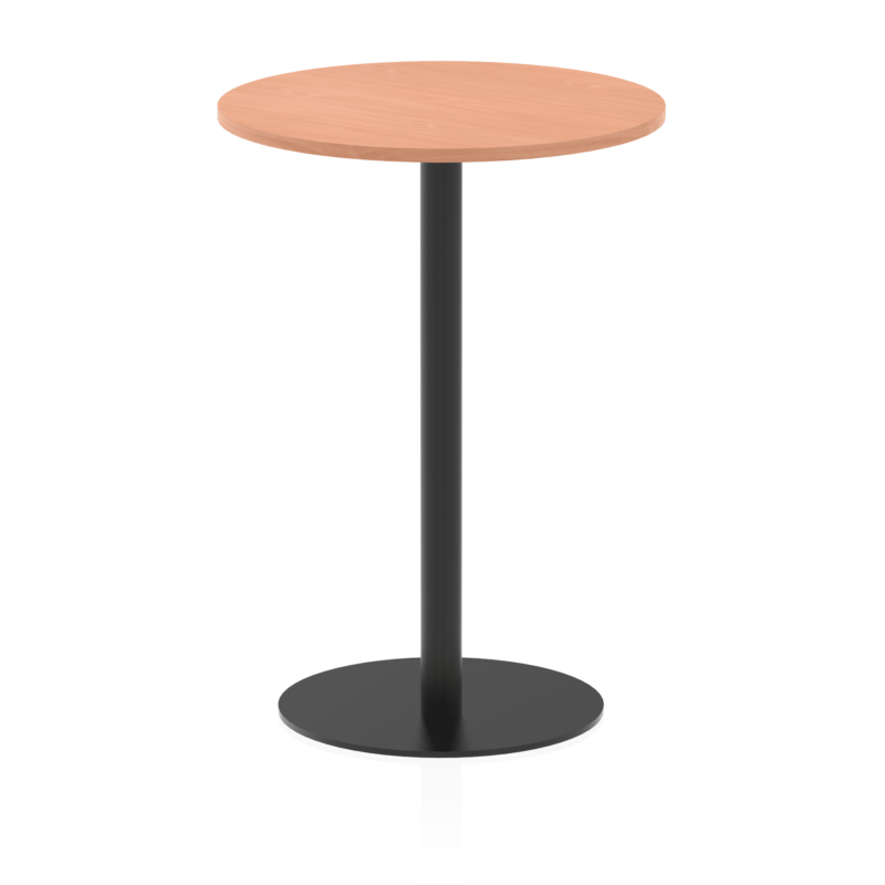 Italia Round Poseur Table Black Leg - Image 19