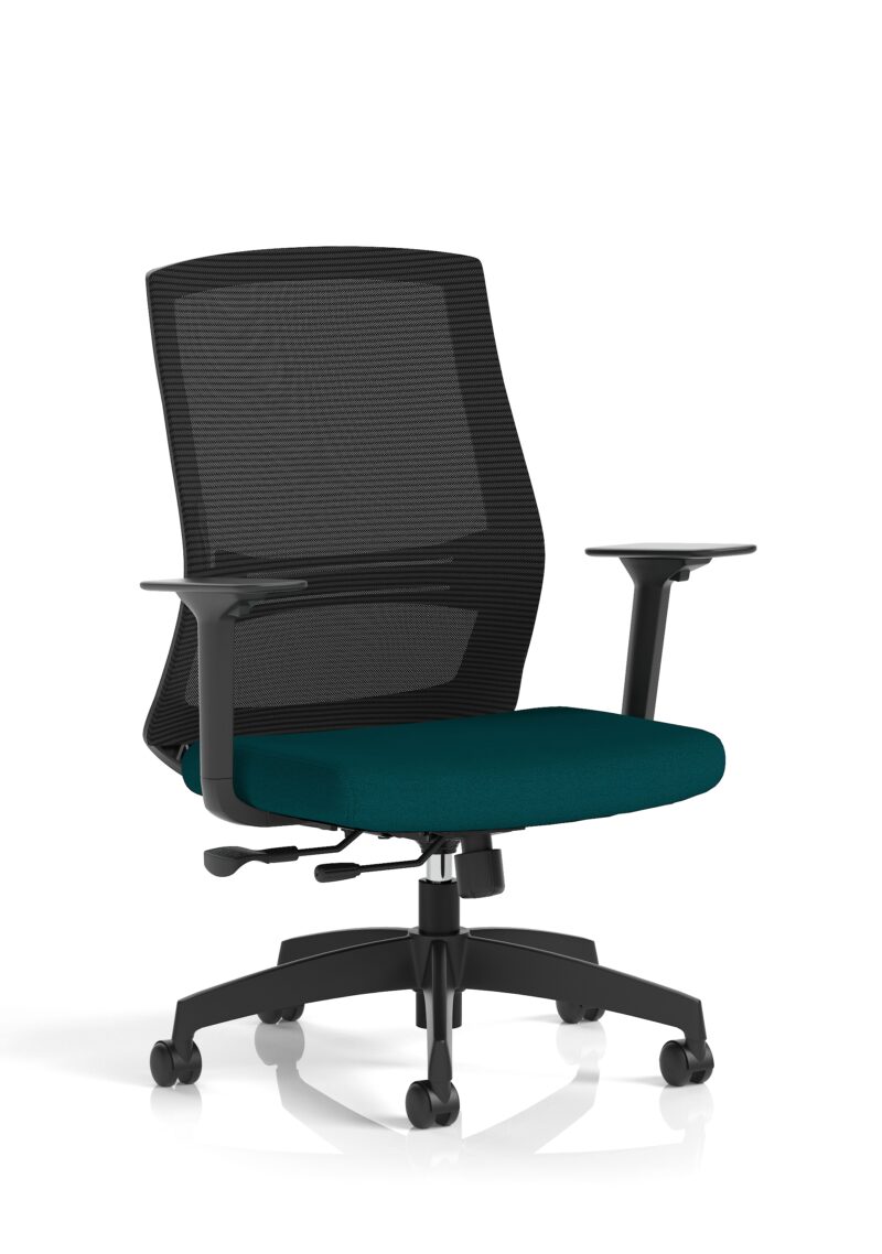 Ventra Mesh Back Task Operator Office Chair Height Adjustable Arms - Image 3