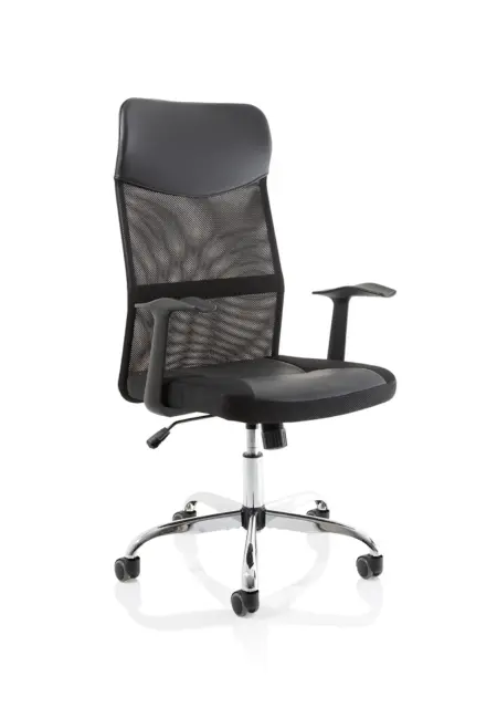 OE - Vegalite High Mesh Back Black Executive Office Chair with Arms