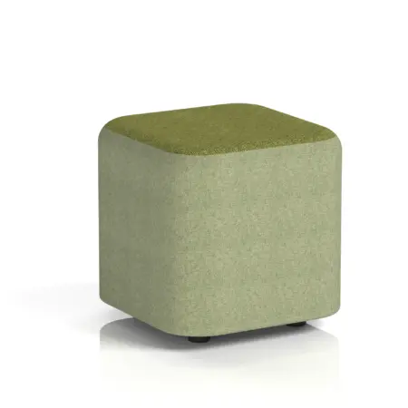 Harlestone Square Stool in Two Tone