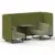 Rivet - Olive Panels And Burnish Sofa